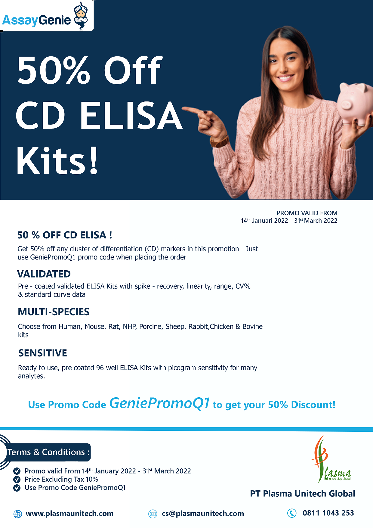 50 % OFF CD ELISA KITS !